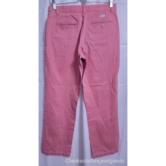 Vineyard Vines Pink Straight Leg Chinos Preppy Golf Pants Womens size 18 Plus - Picture 4 of 9